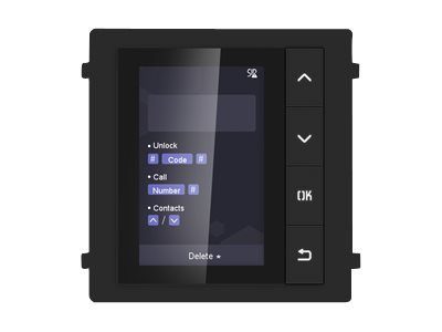 Hikvision DS-KD-DIS Video Vestlussüsteemi Kuvar Moodul IP Vestlussüsteem