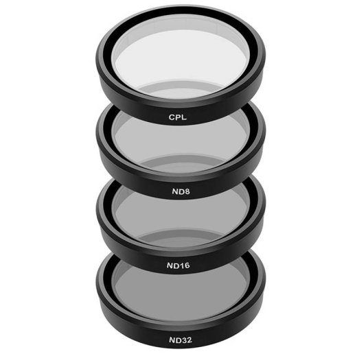 Komplekt 4 TELESIN CPL/ND8/ND16/ND32 filtri DJI Osmo Action 3 / 4 / 5 jaoks
