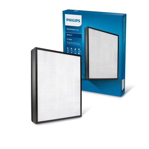 Philips NanoProtect HEPA filtril FY3433/10 Vanutab 99,97% osakestest