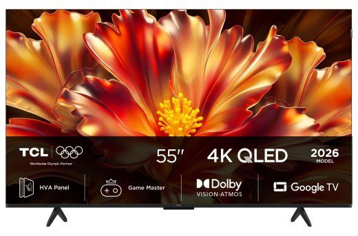 TV Set TCL 55 " 4K Ultra HD 3840 x 2160 pixels Flat 16:9 QLED