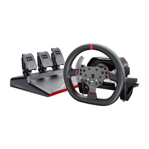 PXN-V10 Pro mängukomplekt - rool + pedaalid + kinnitusklemmid (PC / PS4 / Xbox One / Xbox Series X S)