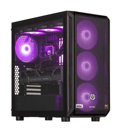 Actina 5901443411895 PC AMD Ryzen™ 7 9800X3D 32 DDR5-SDRAM 2 TB SSD NVIDIA GeForce RTX 5080 Midi Tower Black
