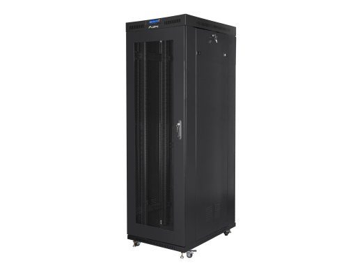 Lanberg Ruumi kapp 19" vaba seisev 37U/800x1000 (tasapakk) klaasuksega lCD V2 FF01-8037-23BL Must