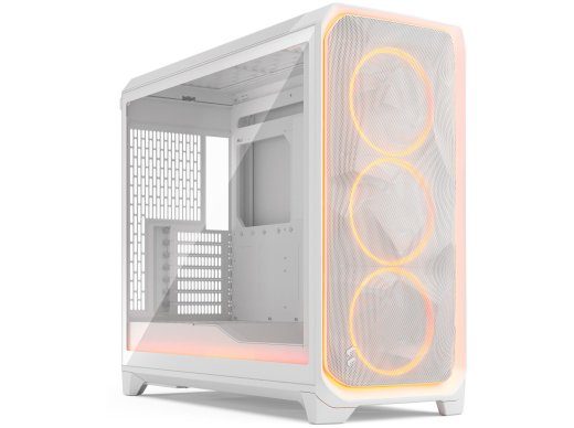 Fractal Design Meshify 3 XL Ambience Pro RGB Läbipaistev Tööväljakaane ATX Kasse Toiteplokidetas Valge