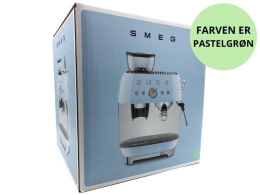 Smeg EGF03PGEU pastellroheline espressomasin