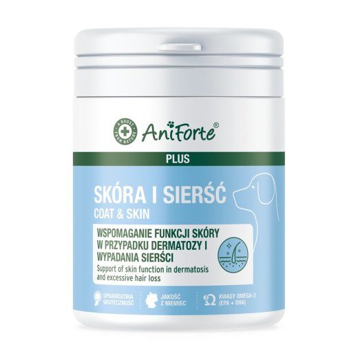 ANIFORTE Skin and coat - koerade toidulisandid - 90 tabletti