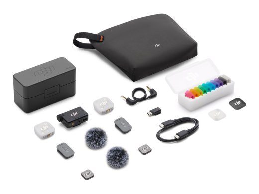 DJI Mic Mini 2 Juhtmeta Mikrofonisüsteem Juhtmine Valge