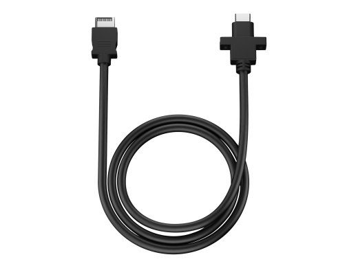 Fractal Design Model D 67cm USB Type-C kaabel, must