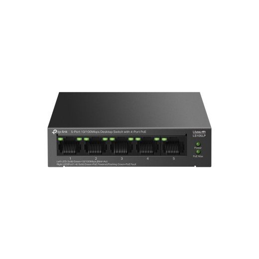 Switch TP-LINK LS105LP PoE ports 4