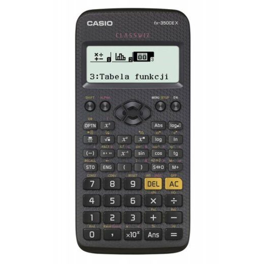 CASIO FX-350CEX must teaduslik kalkulaator 379 funktsiooni