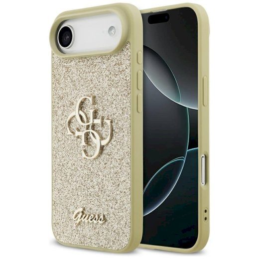 Ümbris Guess Glitter Suur 4G iPhone Air jaoks / kuldne