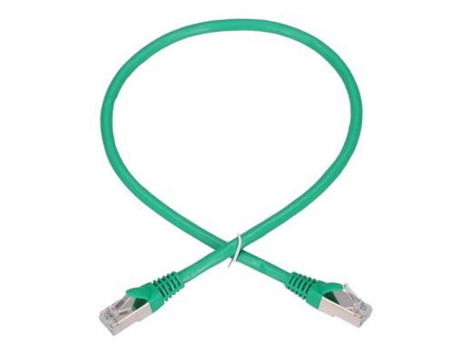 Extralink CAT 6 voltimata paarisvõrk (F/UTP) 50cm roheline patchkaabel