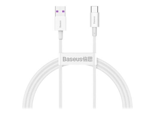 Baseus USB Type-C Kaabel 1m Valge