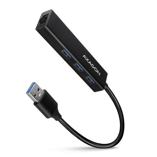 AXAGON SuperSpeed USB-A Hub and Gigabit LAN HMA-GL3A