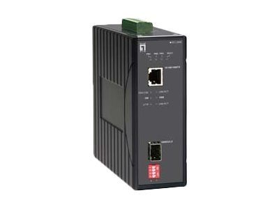 LevelOne IEC-2000 kiudoptiline meediakonverter Ethernet Fast Ethernet kuni Gigabit Ethernet