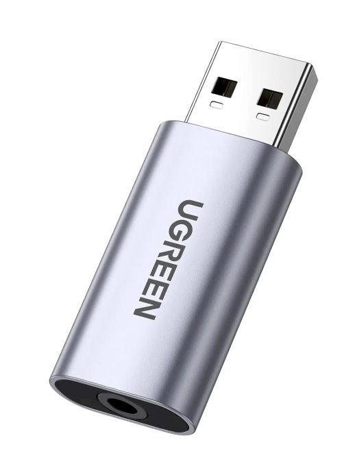 UGREEN CM383 išorinis stereo garso adapteris USB į 3.5mm
