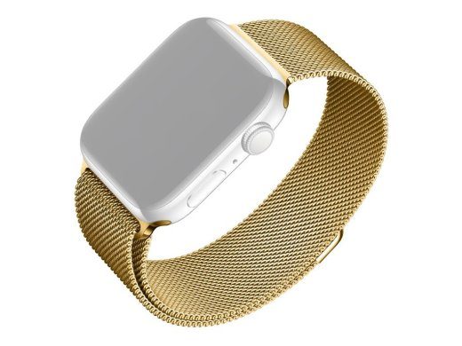 Kinnitatud võrgukindiga käeask Apple Watch 42/44/45/46/49mm Kuldne