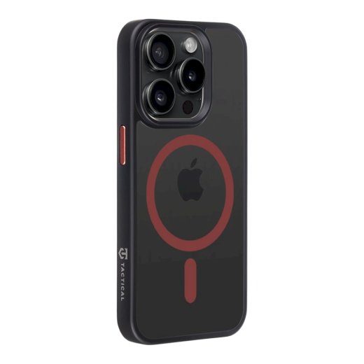 Taktikaline MagForce Hyperstealth 2.0 kate iPhone 15 Pro jaoks / must/punane