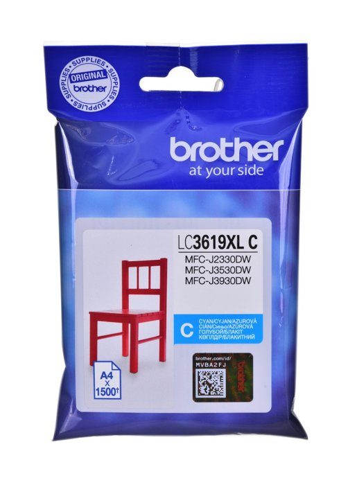 Brother LC-3619XLC tindikassett Originaal Tsüaan 1 tk(d)