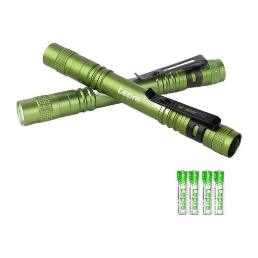 LEPRO 120023L-GN-2- 2 tükkiga  taskulamp