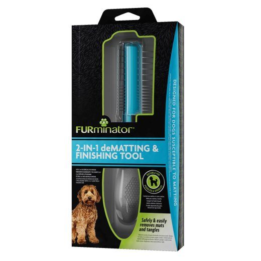 FURminator 2 in 1 - FURminator matide eemaldamiseks ja stiilimiseks koertele
