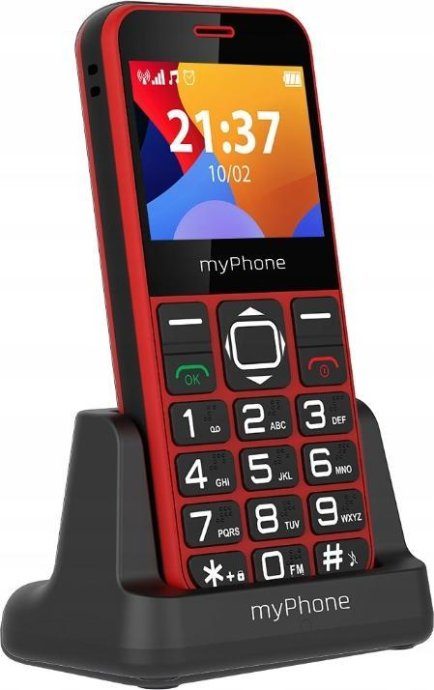 myPhone Halo 3 Red 2.31 " IPS 32 MB Single SIM Main camera resolution 0.3 MP 1000 mAh