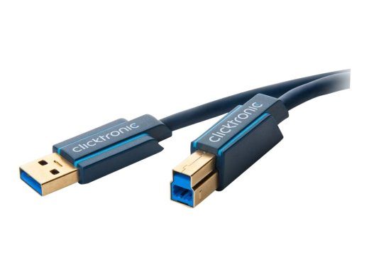 ClickTronic USB-kaabel 1,8m must