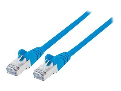 Intellinet võrgu patch-kaabel, Cat6, 1m, sinine, vask, S/FTP, LSOH / LSZH, PVC, RJ45, kullatud kontaktid, snagless, varrega, eluaegne garantii, P