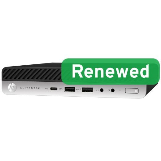 HP Renew Grade A EliteDesk 800 G4 Intel Core i5 i5-8500T 8 SSD 256 Intel UHD Graphics 630 Wi-Fi Windows 11 Pro