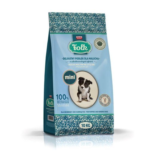 FOLK embuse koerte õrn söök väikese veesisasega - kuivat koeratoitu - 10kg