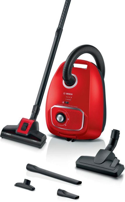 Bosch BGB41PET1 Tolmuimeja, 4 L, Silindrilise Tolmuimega, Kuiv, 700 W, Tolmukott