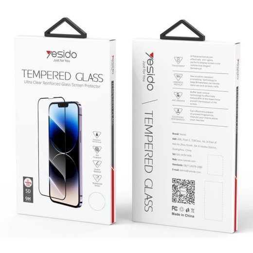 Yesido karastatud klaas 5D Xiaomi Poco X7 Pro jaoks