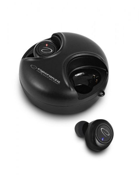 Esperanza EH228K Juhtmevabad kõrvaklapid helistamisel/muusikal Micro-USB Bluetooth Must