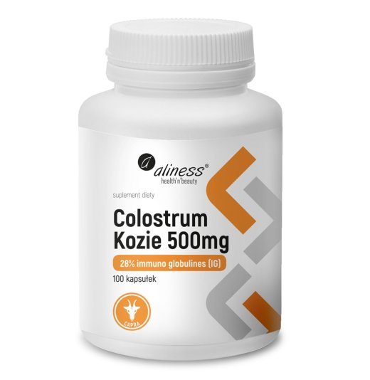 ALINESS Kolostroom Koze IG 28% 500 mg – toidulisand – 100 kapslit