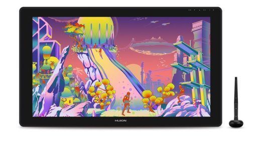 HUION Kamvas 24 Plus graafikatablett 5080 lpi 526,85 x 296,35 mm USB-C Must