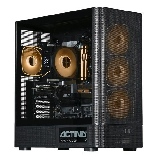 Actina 5901443441939 PC Intel Core Ultra 5 250K Plus 32 DDR5-SDRAM 1 TB SSD NVIDIA GeForce RTX 5070 Midi Tower Black