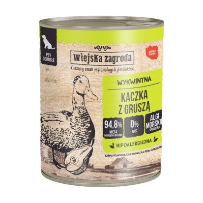 WIEJSKA ZAGRODA Duck with pear - niiske koeratoit - 800g