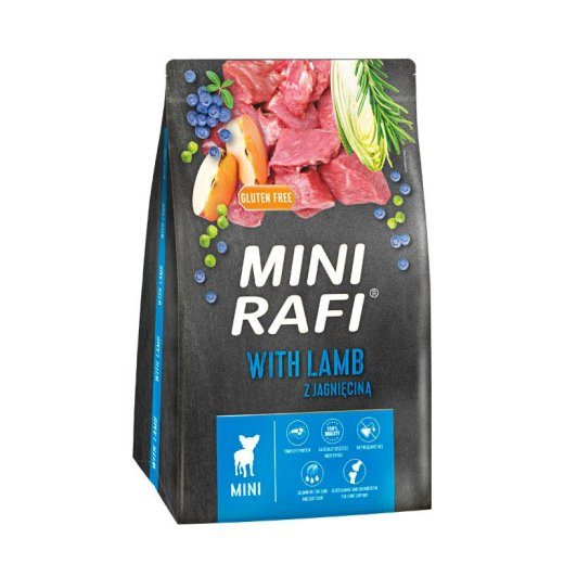 RAFI Mini lammaliha sisaldav - kuiv koeratoit - 3kg