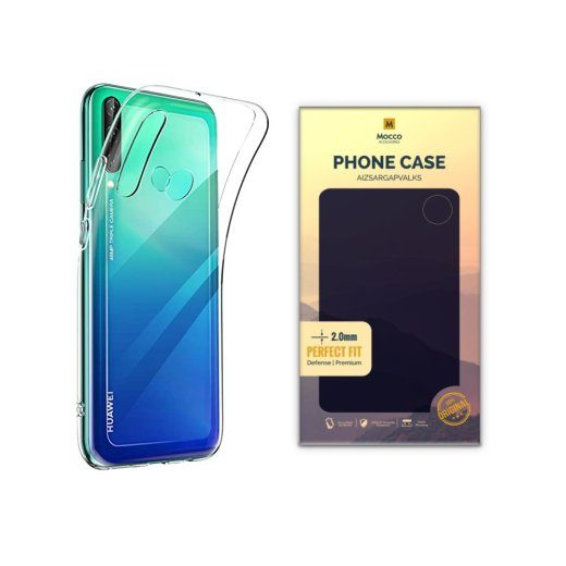 Mocco Original Clear Case 2mm silikoonkate Huawei P Smart 2020 jaoks läbipaistev (EU blister)