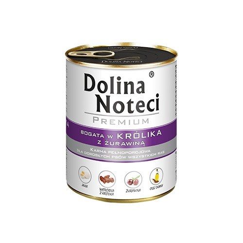 DOLINA NOTECI Premium Rich in rabbit with cranberries - Niiske koeratoit - 800 g