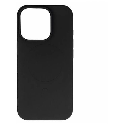 Vedel silikoonist kaitsekate iPhone 17 Pro Max jaoks - must