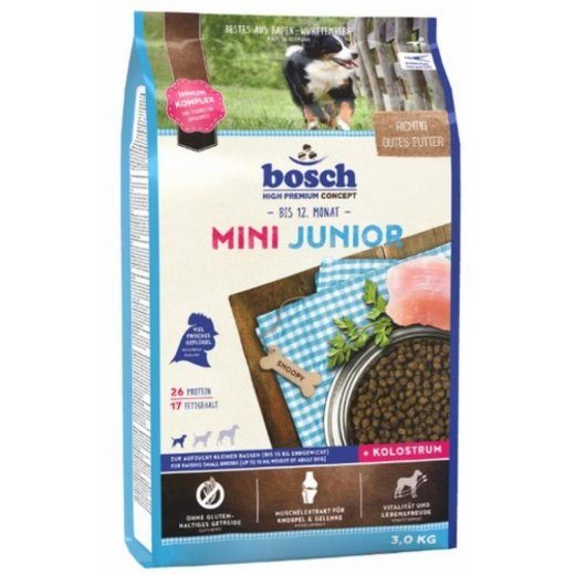 BOSCH Mini Junior - kuiv koeratoit - 3 kg