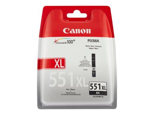 CANON 1LB CLI-551XLBK tindikassett must suure mahtuvusega 11ml 4.425 lehte 1tk XL
