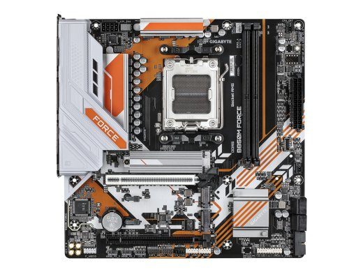 Gigabyte B850M FORCE (rev. 1.0) Procesoriaus šeima AMD Procesoriaus lizdas AM5 DDR5 Palaikomos kietojo disko sąsajos SATA, M.2 SATA jungčių skaičius