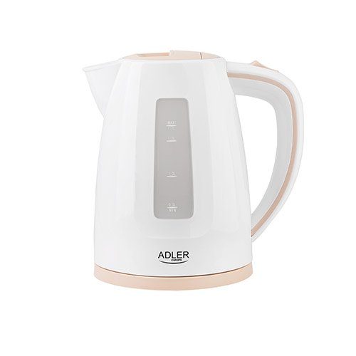 Adler Vesiin AD 1264 Standard 2200 W 1.7 L Plastist 360° pöörlev alus Valge