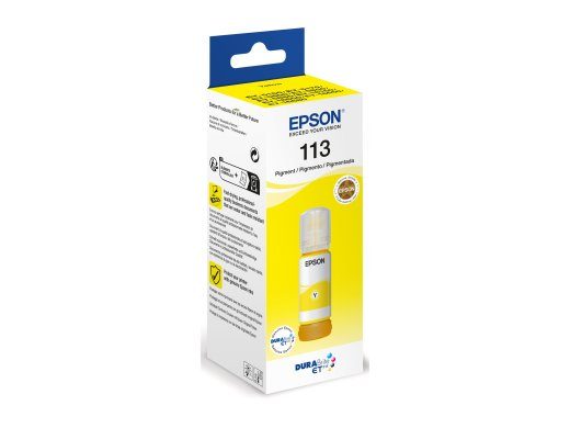 Epson EcoTank 113 Kollane 6000-lehekülje Tintpatju Täitmine C13T06B440