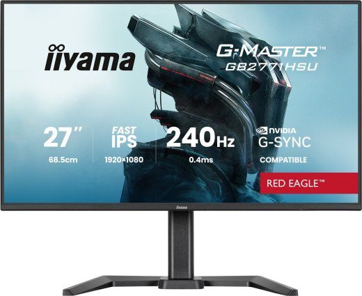 iiyama G-MASTER GB2771HSU-B1 arvutimonitor 68.6 cm (27") 1920 x 1080 pikslit Full HD Must