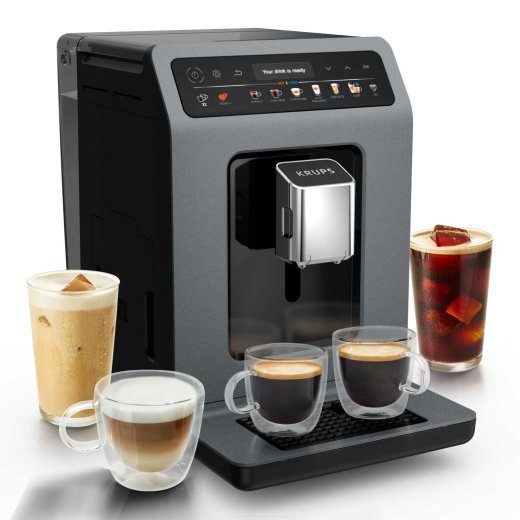 Krups Evidence Hot & Cold EA898GF0 visiškai automatinė kavos mašina 2.5L juoda