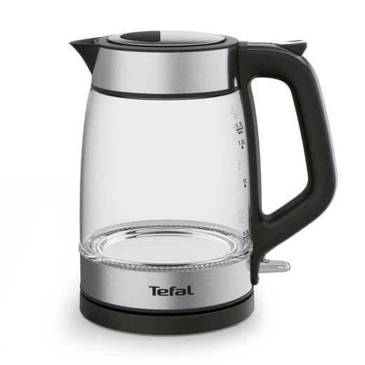 Tefal klaasist veepott KI605830 1.7 L 2200 W must, hõbedane, läbipaistev