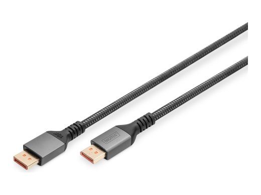 Digitus 16K DisplayPort Ühenduskaabel, Versioon 2.1, 80G DisplayPort 1 m